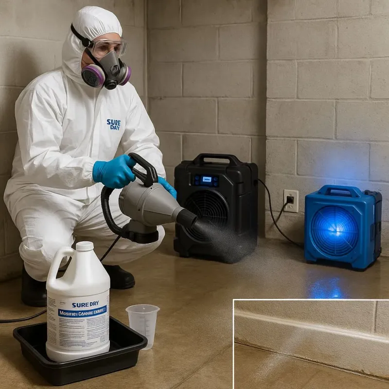 Sanitization and Odor Removal process in Robbinsville, NC